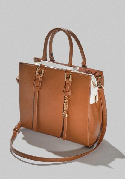 BORSA ECOPELLE NAPPINA TABACCO DONNA GAELLE PARIS GBADP4066