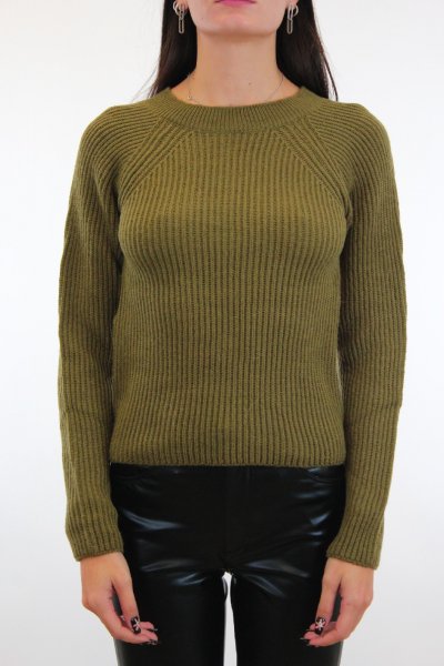 PULLOVER CROPPED IN MAGLIERIA BIANCO DONNA GAELLE PARIS GBDP19516