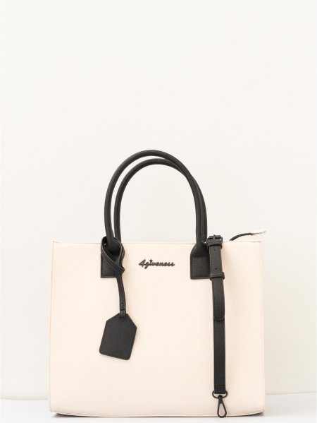 BORSA ECOPELLE NAPPINA BIANCO DONNA GAELLE PARIS GBADP4055
