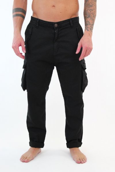 PANTALONE NERO UOMO WHY NOT BRAND PL15