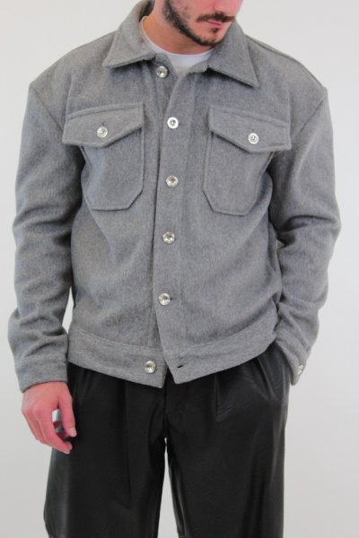BOMBER NYLON CON RICAMO E STAMPA NERO UOMO COMME DES FUCKDOWN CDFU2080