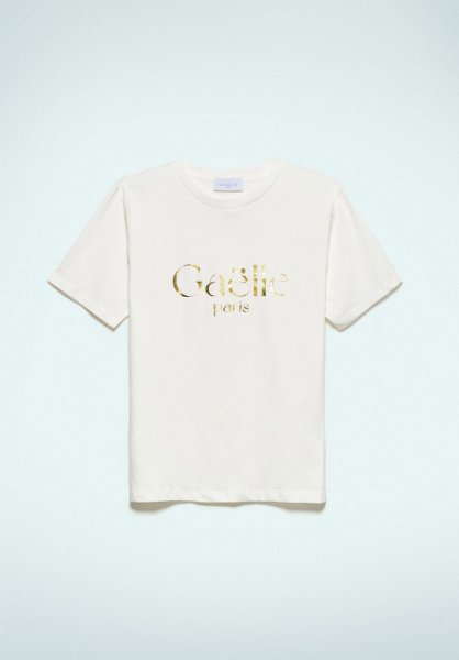 T-SHIRT RICAMO NERA DONNA AKEP TSKD03221