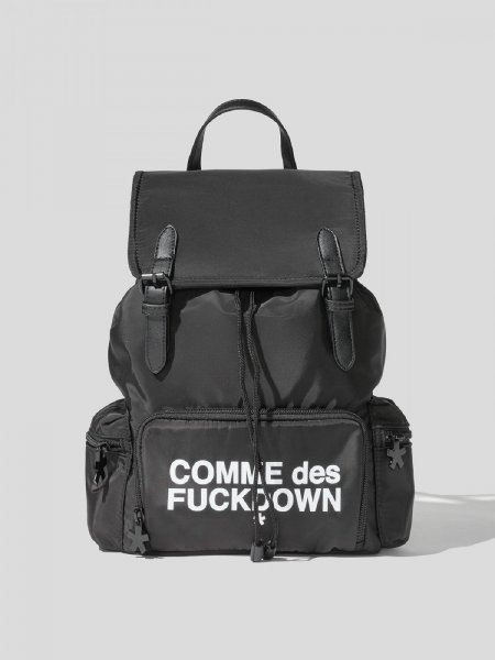 ZAINO IN NYLON NERO UNISEX COMME DES FUCKDOWN CDFA712