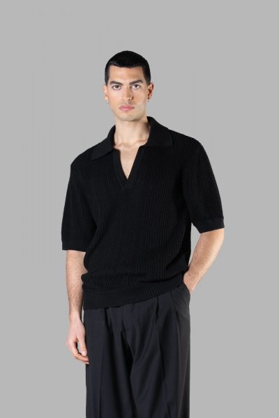 MAGLIA DOLCEVITA COSTA INGLESE NERO UOMO MARKUP MK590067