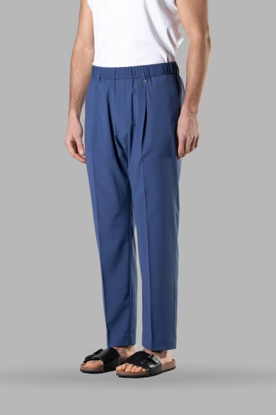 PANTALONE SLIM VITA BASSA BLU UOMO GAELLE PARIS GAABM00006