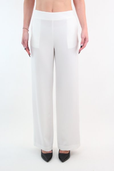 PANTALONE PALAZZO OFFWHITE DONNA 4 GIVENESS FGPW2031