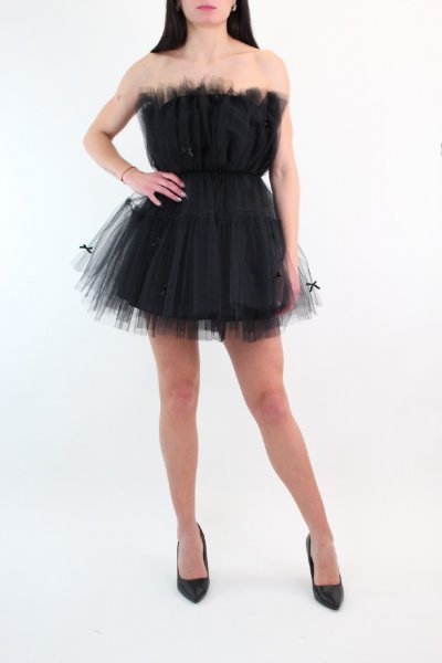 ABITO TULLE NERO DONNA SILENCE LIMITED NP4050